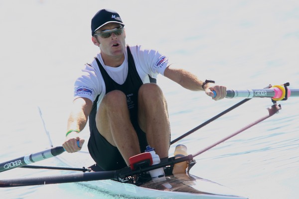 The Premier Single Scull title winner MahÃ© Drysdale.